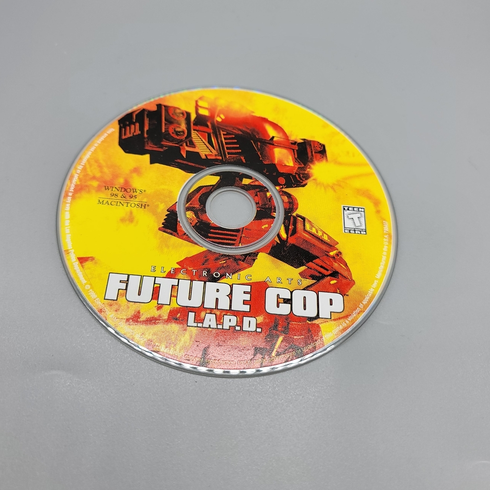 VINTAGE FUTURE COP L.A.P.D. GAME PC MAC CD-ROM WINDOWS 95 98